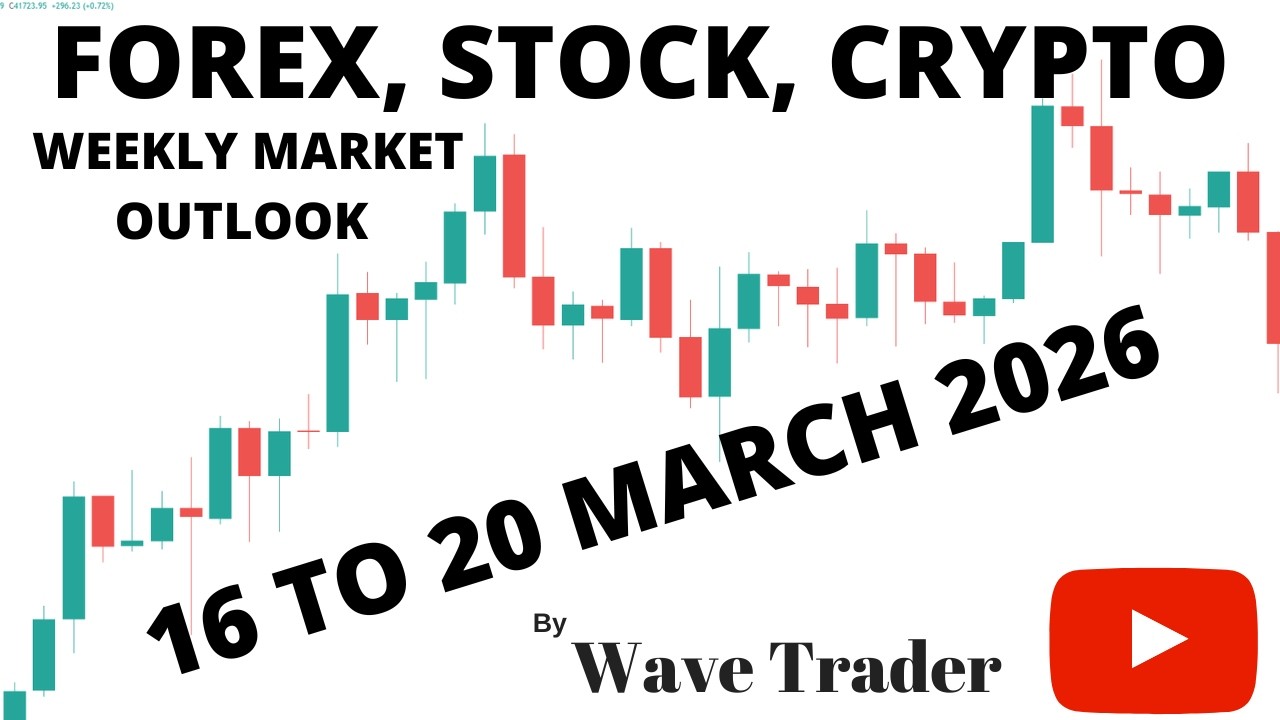 Forex, Stock, Crypto Weekly Market Outlook from 16 to 20 March  2026