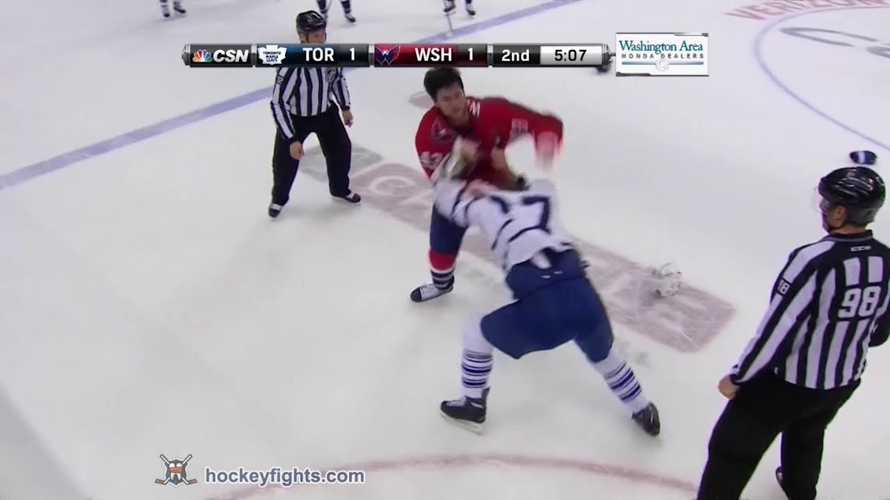 Carter Ashton vs Tom Wilson Jan 10, 2014