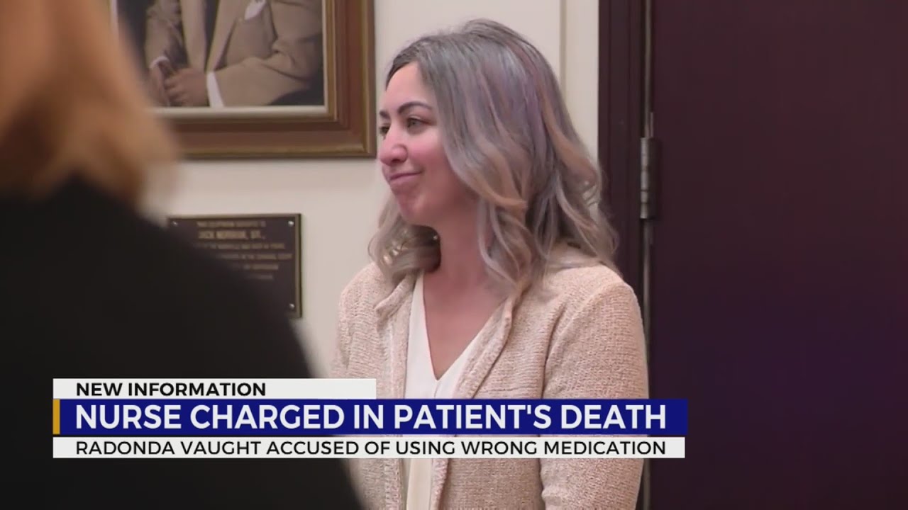 Nurse charged in patient's death