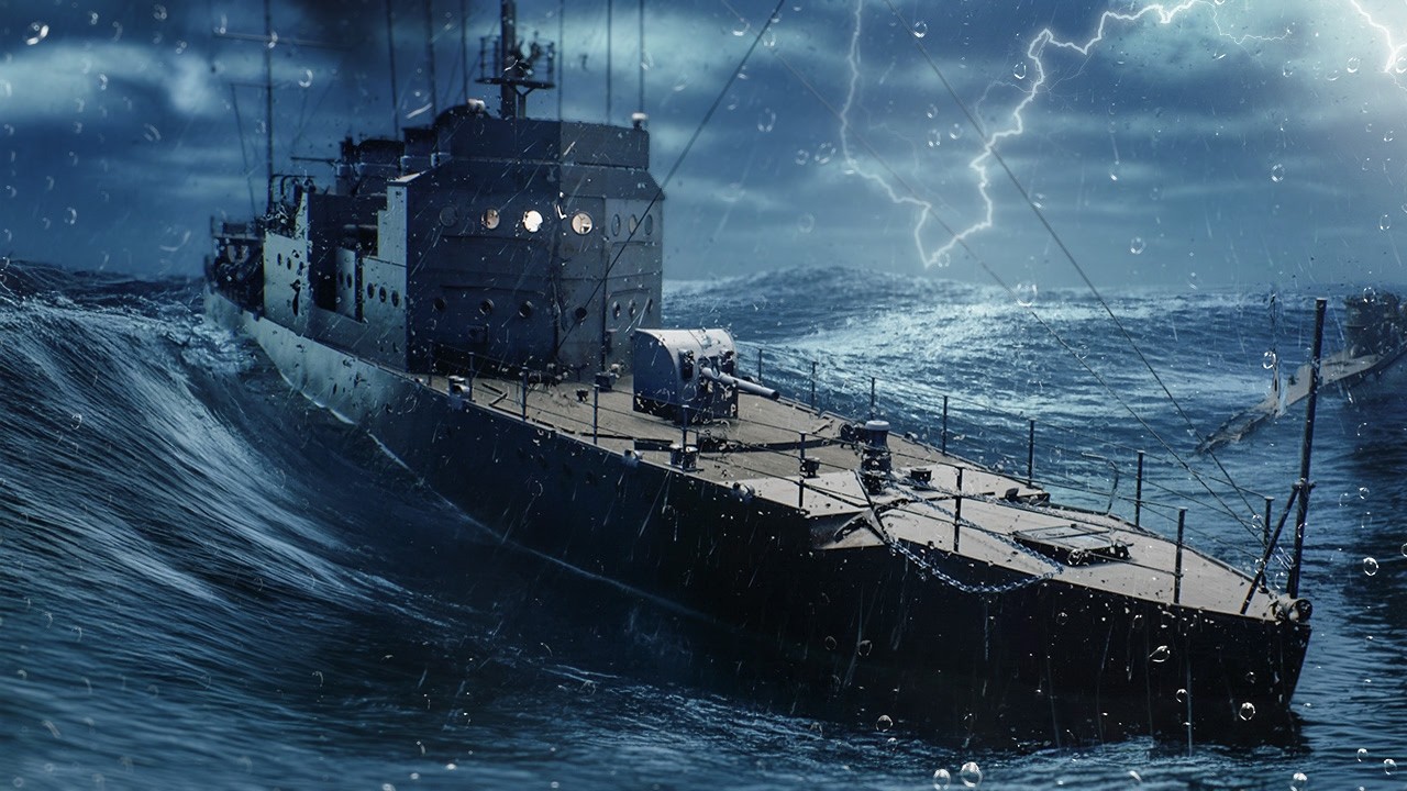 When a Destroyer Rammed a U-Boat and left the Crew in the Water