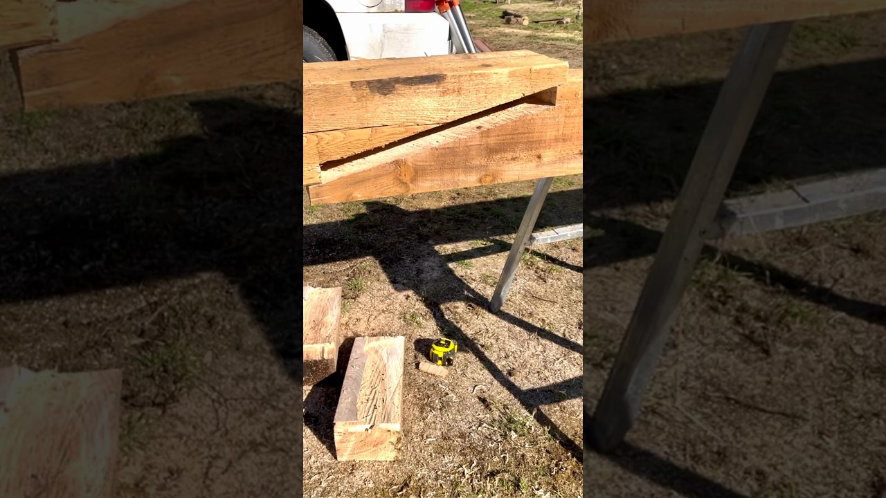 Chainsaw Scarf Joint