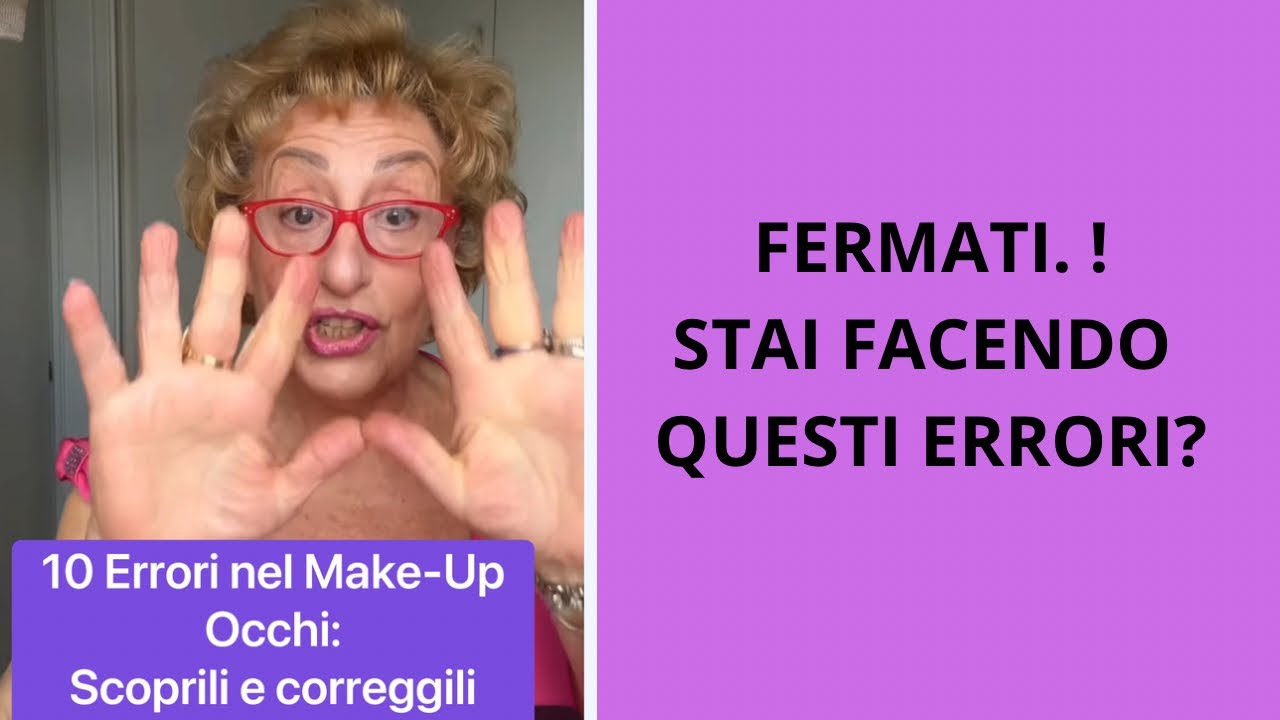 10 errori di make-up occhi che rovinano il tuo look (e come evitarli)