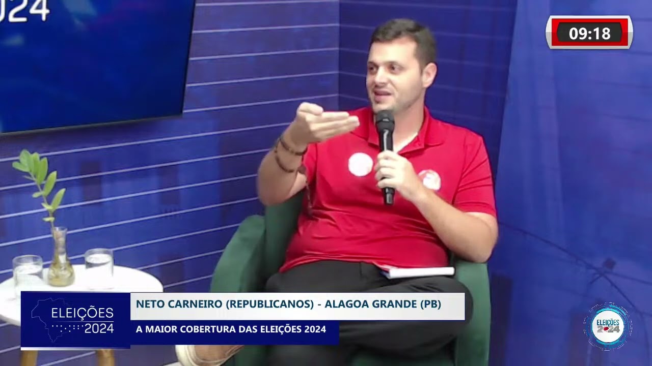 Entrevista com o candidato a prefeitura de Alagoa Grande, Neto Carneiro.