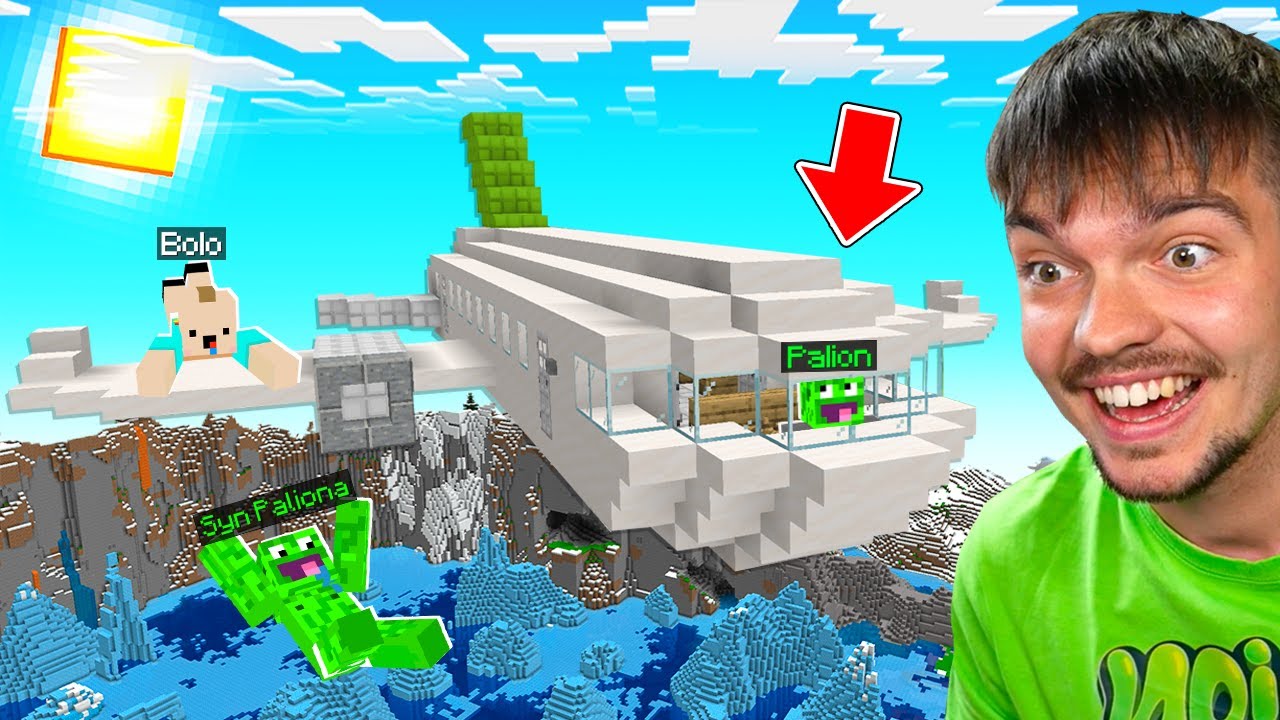 JAK ZBUDOWAĆ DZIAŁAJĄCY SAMOLOT w Minecraft?