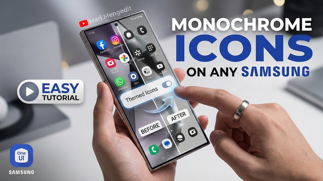 Я сменила значки приложений на Samsung на монохромные&hellip; И теперь я от них в восторге!