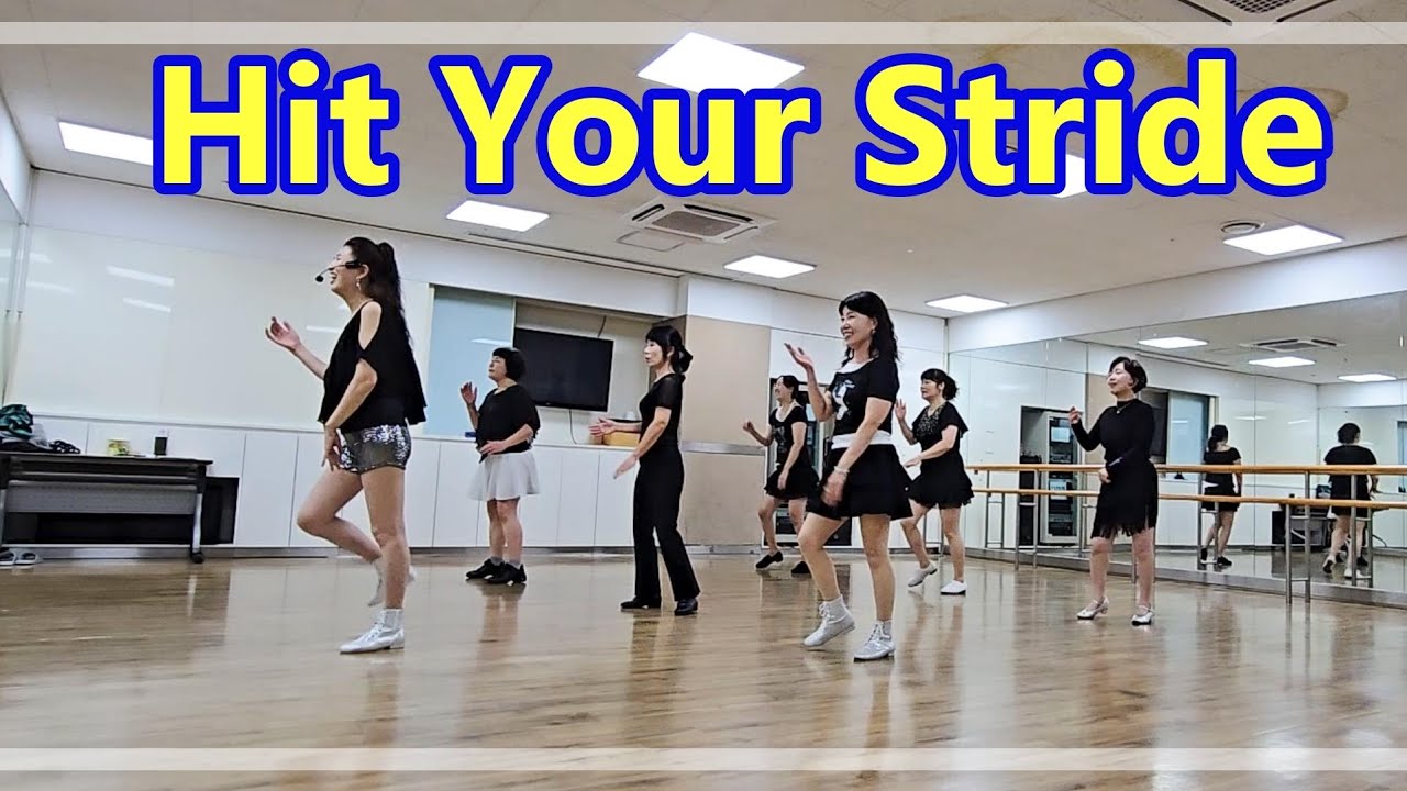 Hit Your Stride - Line Dance/Intermediate/계양롯데마트 수업영상 