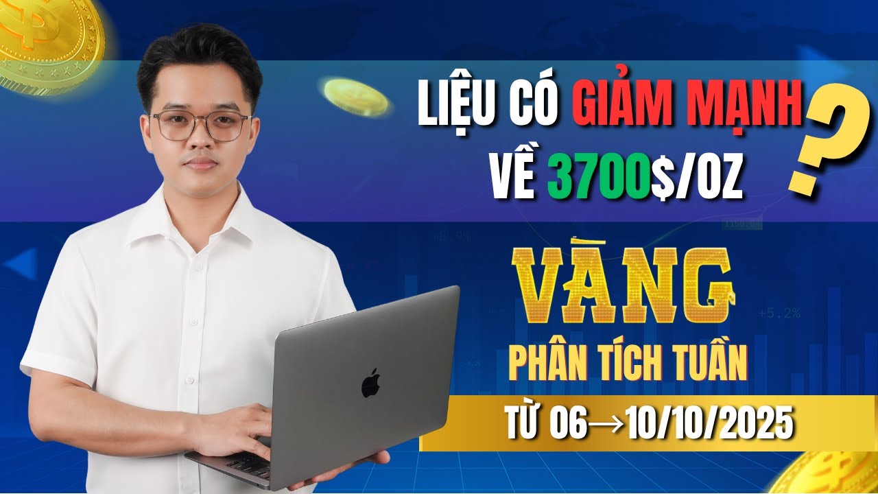 GIÁ VÀNG SẼ GIẢM MẠNH 3700$/oz Trong Tuần Tới? 