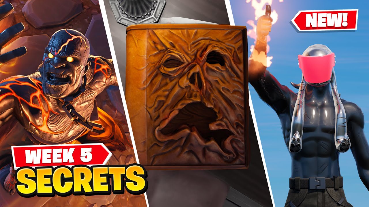 Fortnite Week 5 - Map Updates and Story Secrets (Season 4 Fortnitemares)