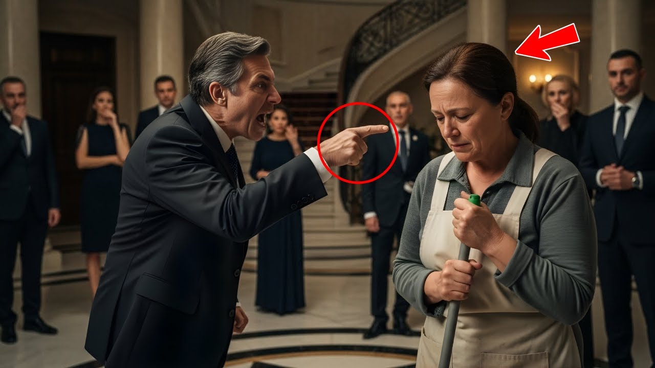 “Você Não Pertence Aqui” — Mulher pobre é humilhada na mansão… até a verdade aparecer