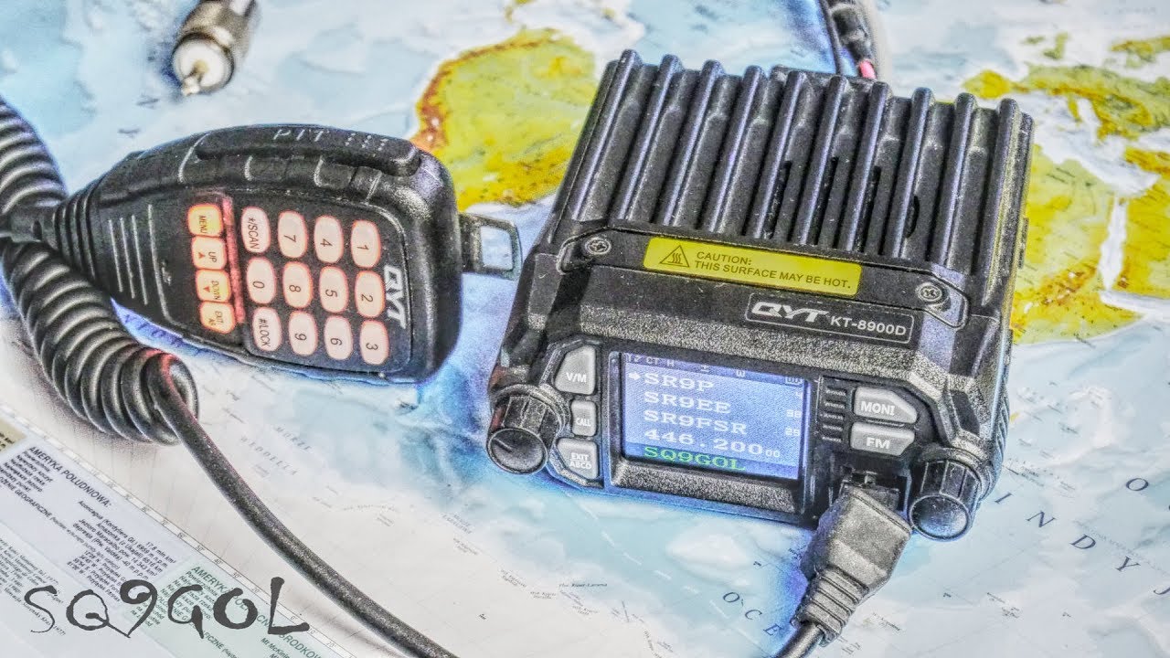 QYT KT-8900D 📻  Najmniejsze dwuzakresowe mobilne radio 25W