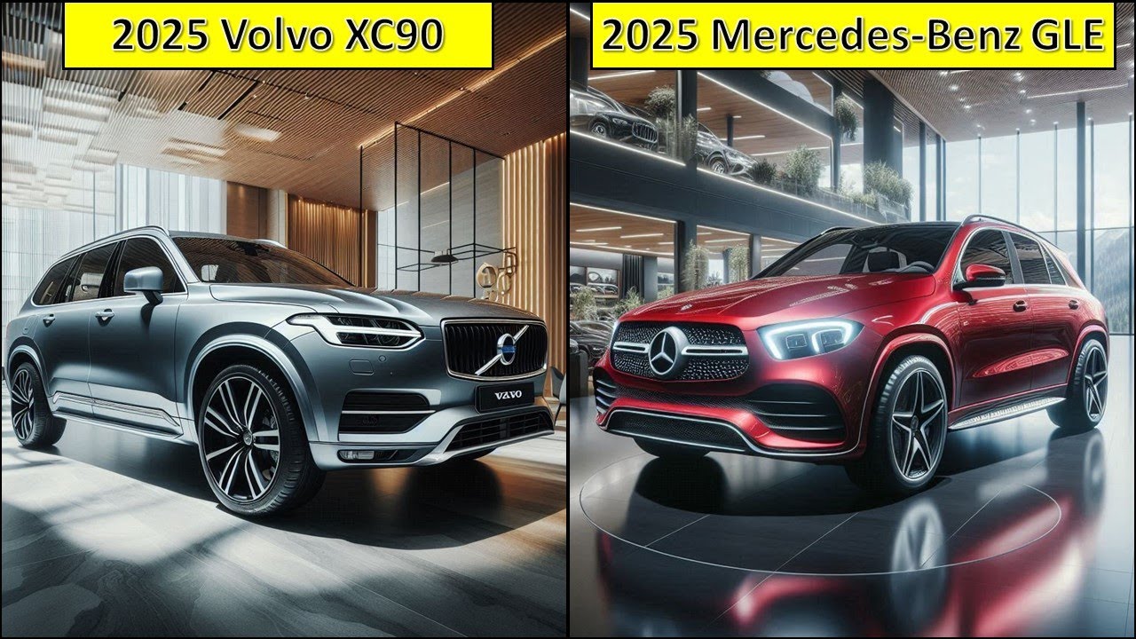 2025 Volvo XC90 vs 2025 Mercedes-Benz GLE | Luxury SUV Showdown: Which is Better?
