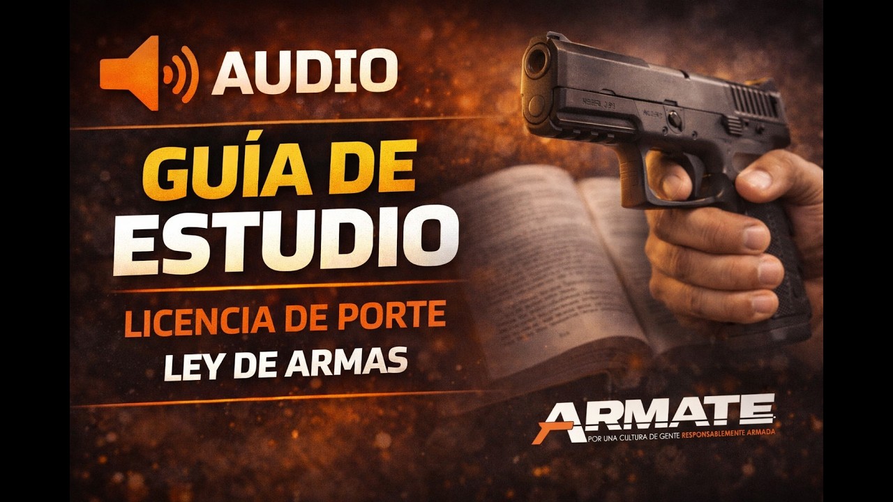 Ley de Armas y Municiones Guatemala. Guía de estudio en Audio.