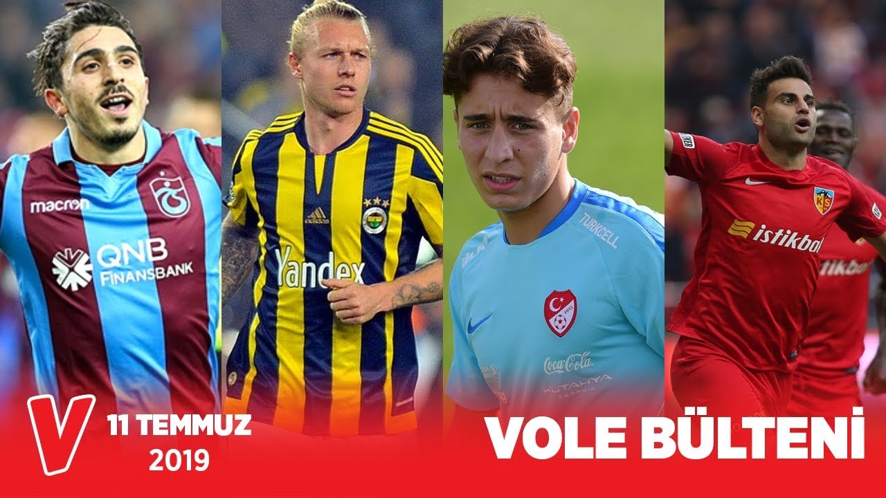 Abd&uuml;lkadir &Ouml;m&uuml;r, Simon Kjaer, Emre Mor, Deniz T&uuml;r&uuml;&ccedil; | Vole Transfer B&uuml;lteni