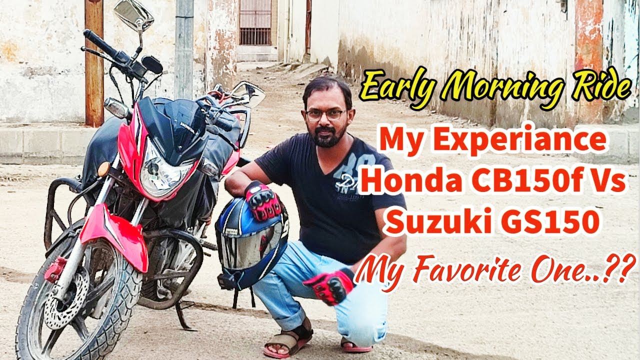 Early Morning Ride | Comparison Honda CB 150F Vs Suzuki GS 150