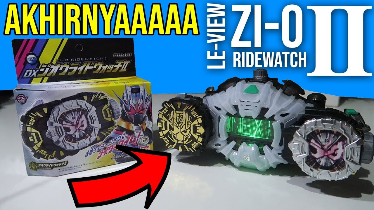 BUSET! RIDEWATCH TERBARU INI BISA DIBELAH DUA! - DX Kamen Rider Zi-O ridewatch 2 (LE-VIEW #21)