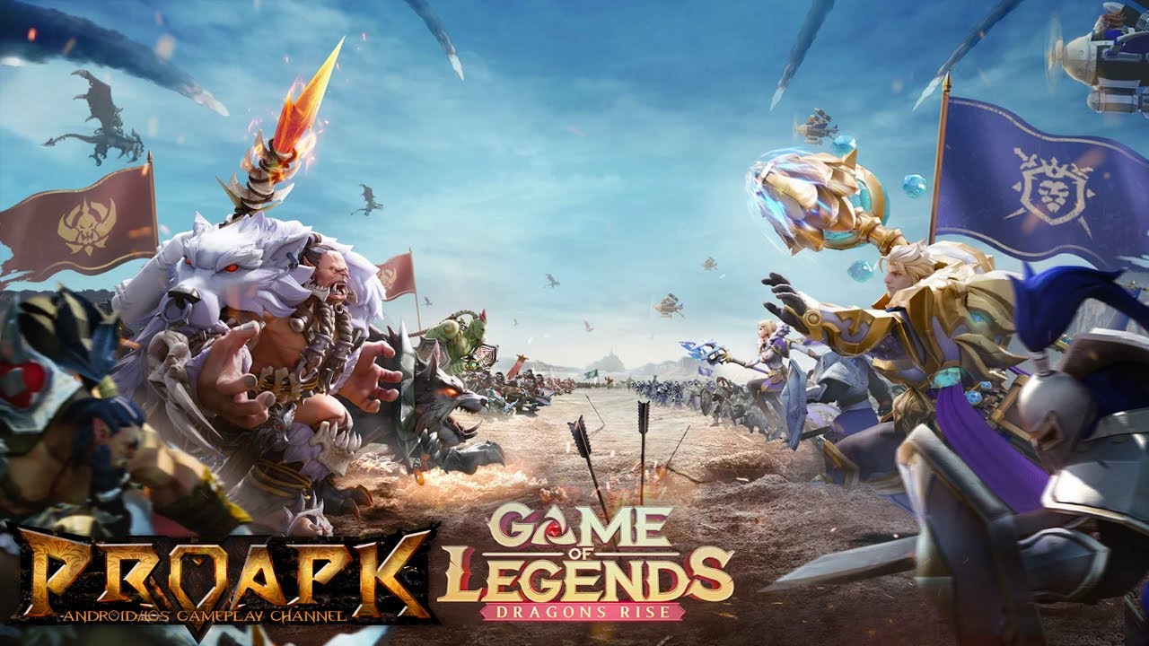 Game of Legends: Dragons Rise Android Gameplay (BETA Test)