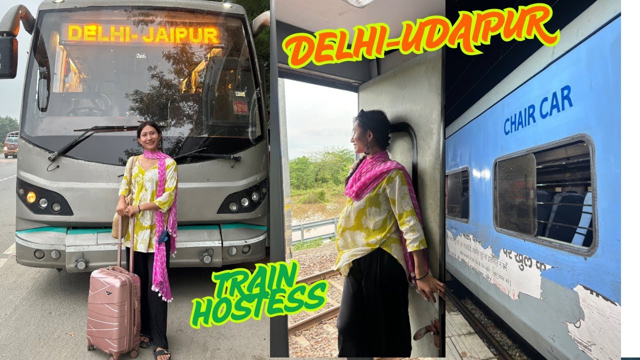 MY JOB AS A TRAIN HOSTESS -JAIPUR-UDAIPUR EXPRESS //BUS-TRAIN FARE /NUEGO 