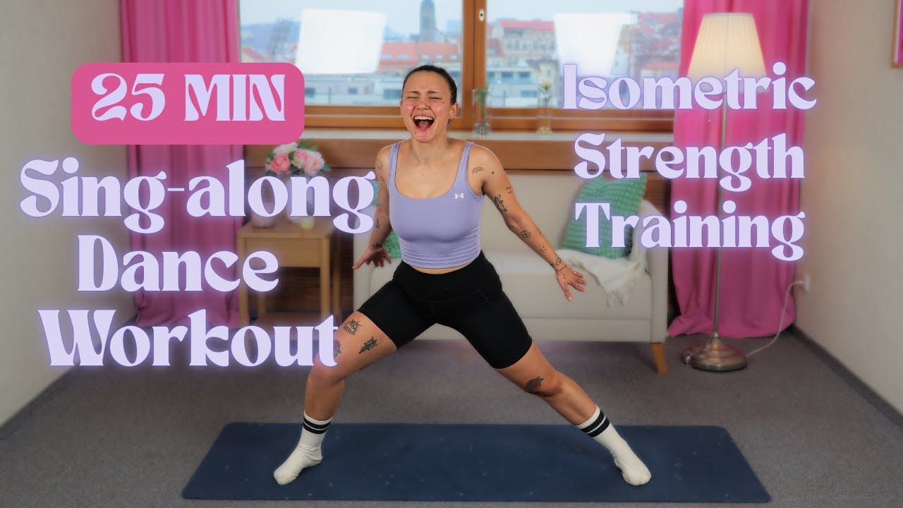 25 MIN ISOMETRIC DANCE WORKOUT 🎤 | Lower Body | Strength & Hold | Sing-along | Femme Beast