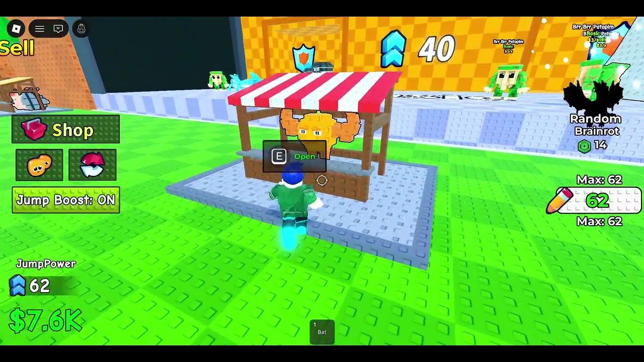 Playing jump for brainrot