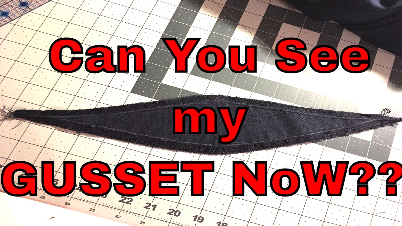 How to insert a gusset.
