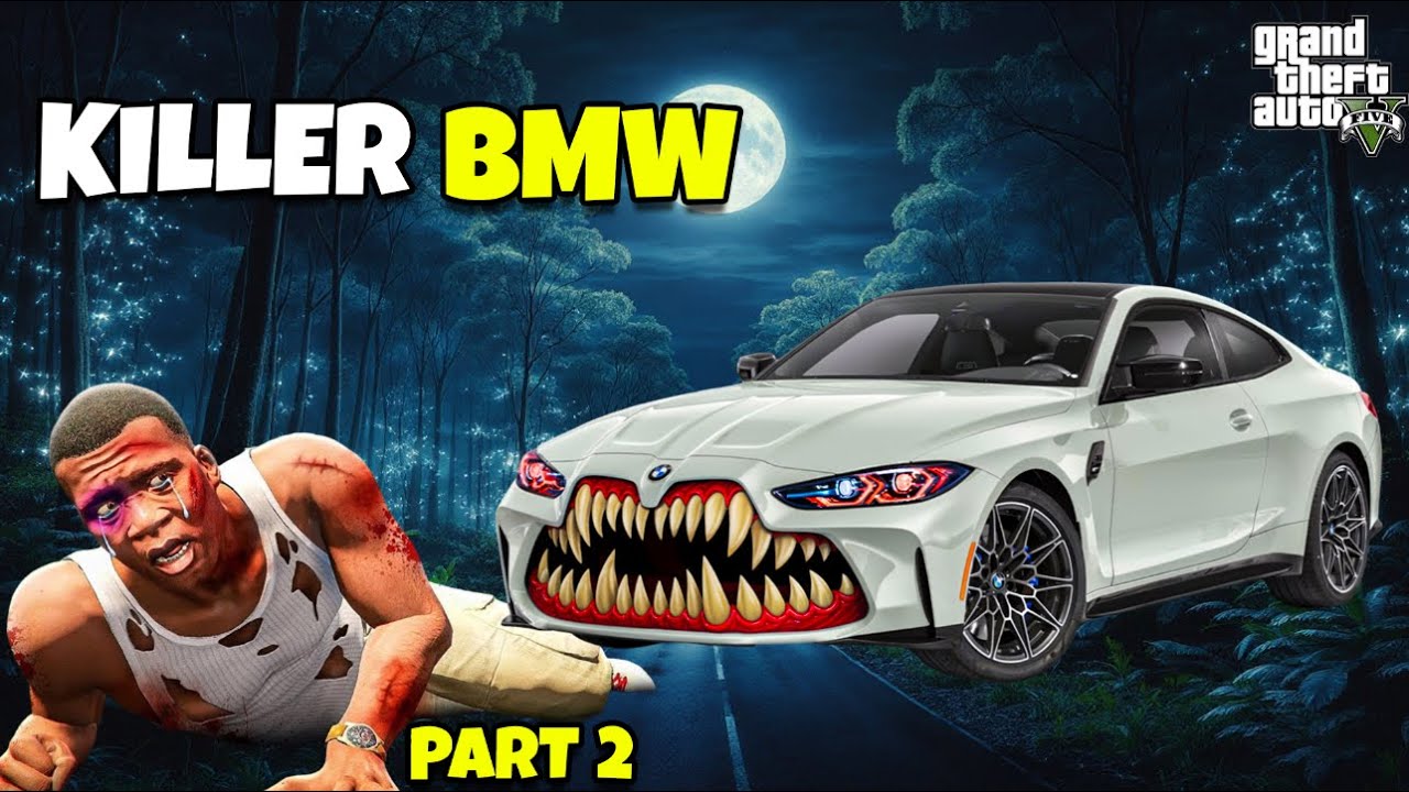 Franklin and Shinchan Found Killer Car BMW M4 in Los Santos | GTA 5