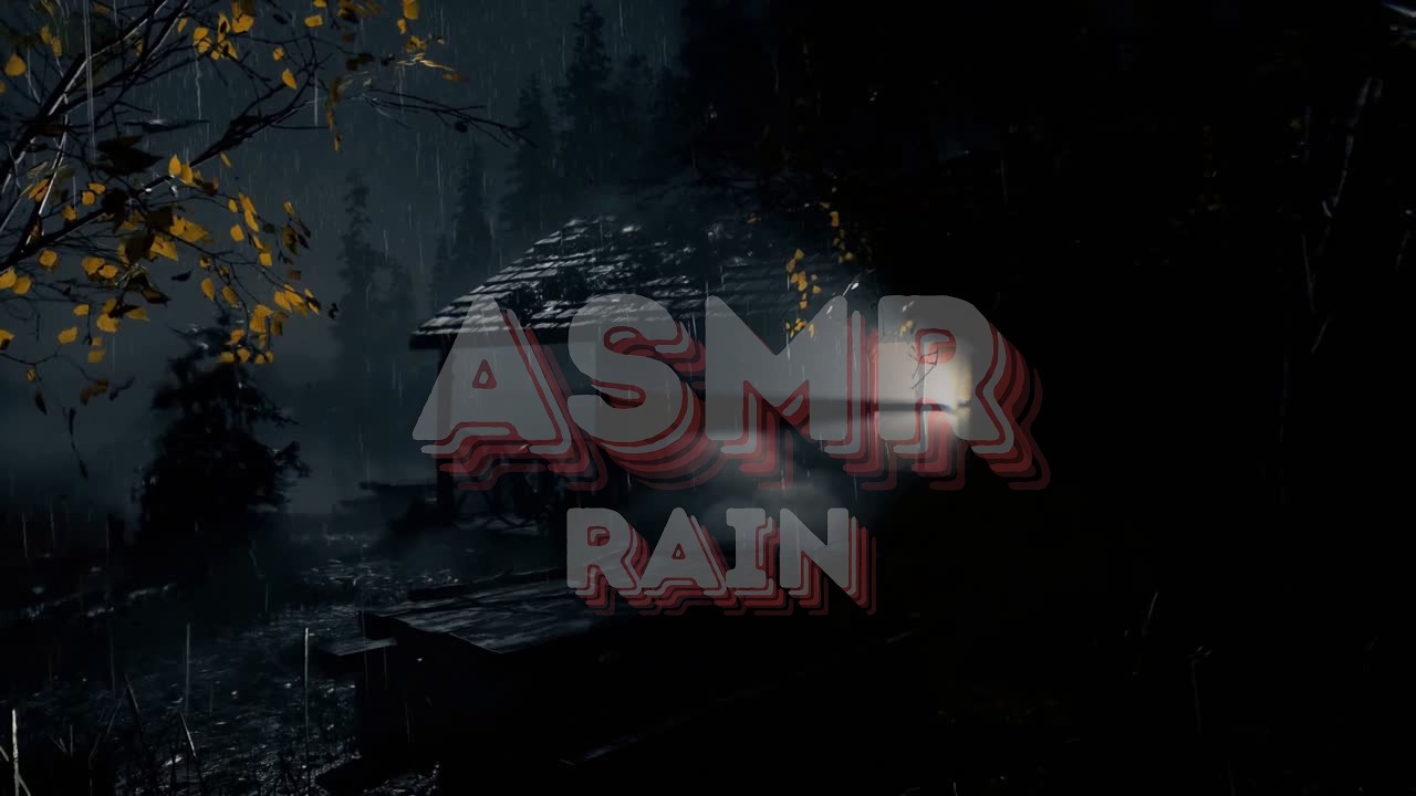 ASMR Rain Sounds – 1 HOURS - Relaxing Night Rain That Helps You Sleep 😴✨