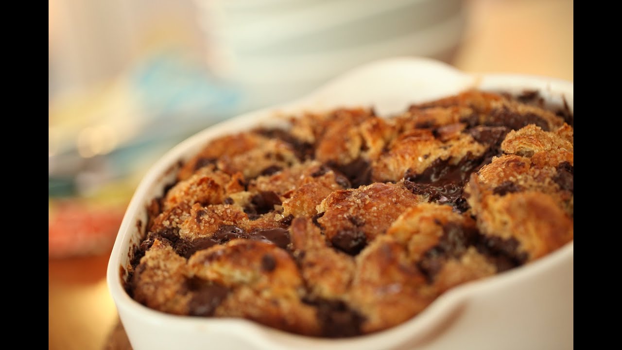 Dark Chocolate Croissant Bread Pudding  | Kin Community