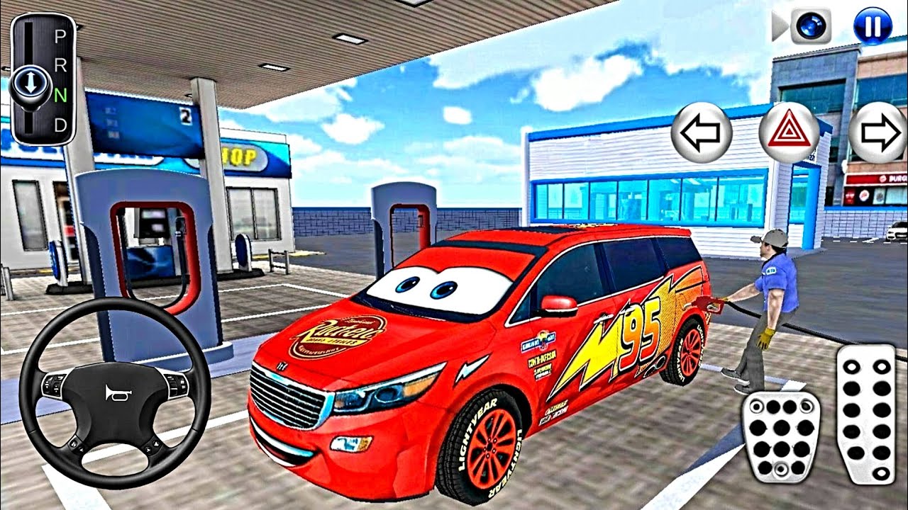 New Kia Lightning McQueen For Parking - 3d Driving Class android game || Car Game #gameplay #cargame