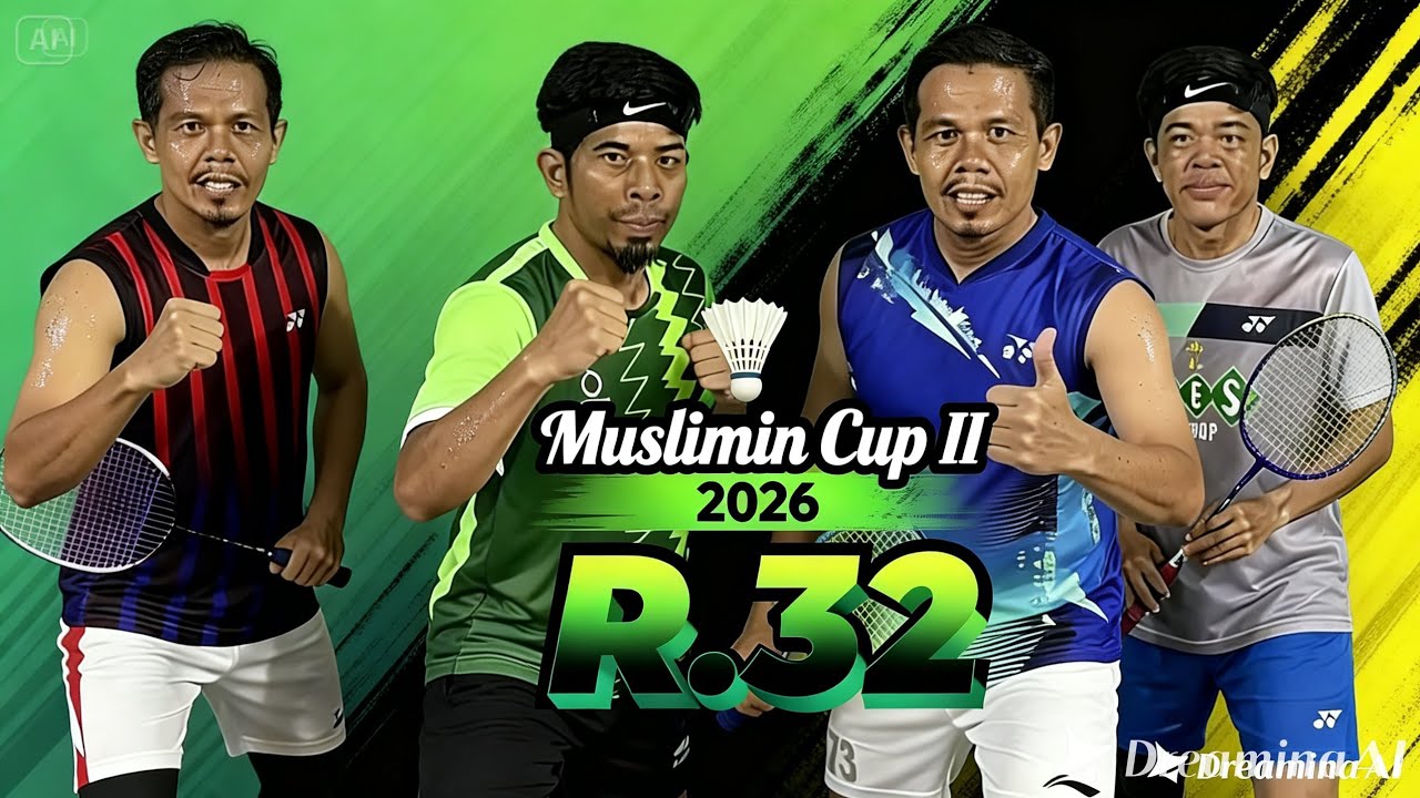 R 32🔴Turnamen Badminton Muslimin Cup II 2026