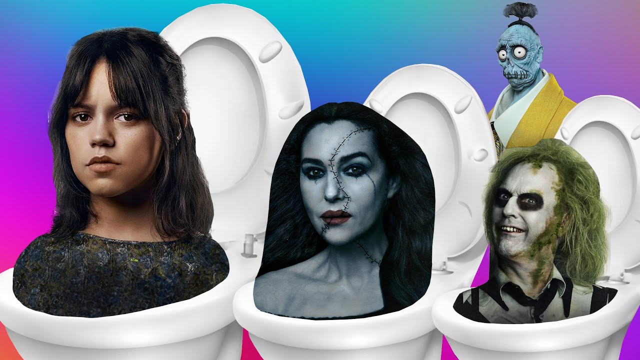Beetlejuice Beetlejuice | Wednesday Addams – Skibidi Toilet Meme (SONG)