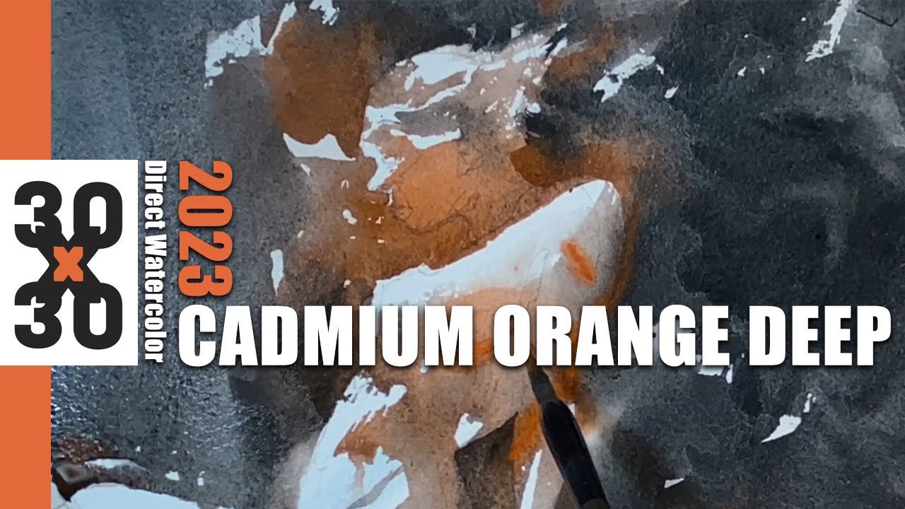 Day 02 Cadmium Orange Fonce