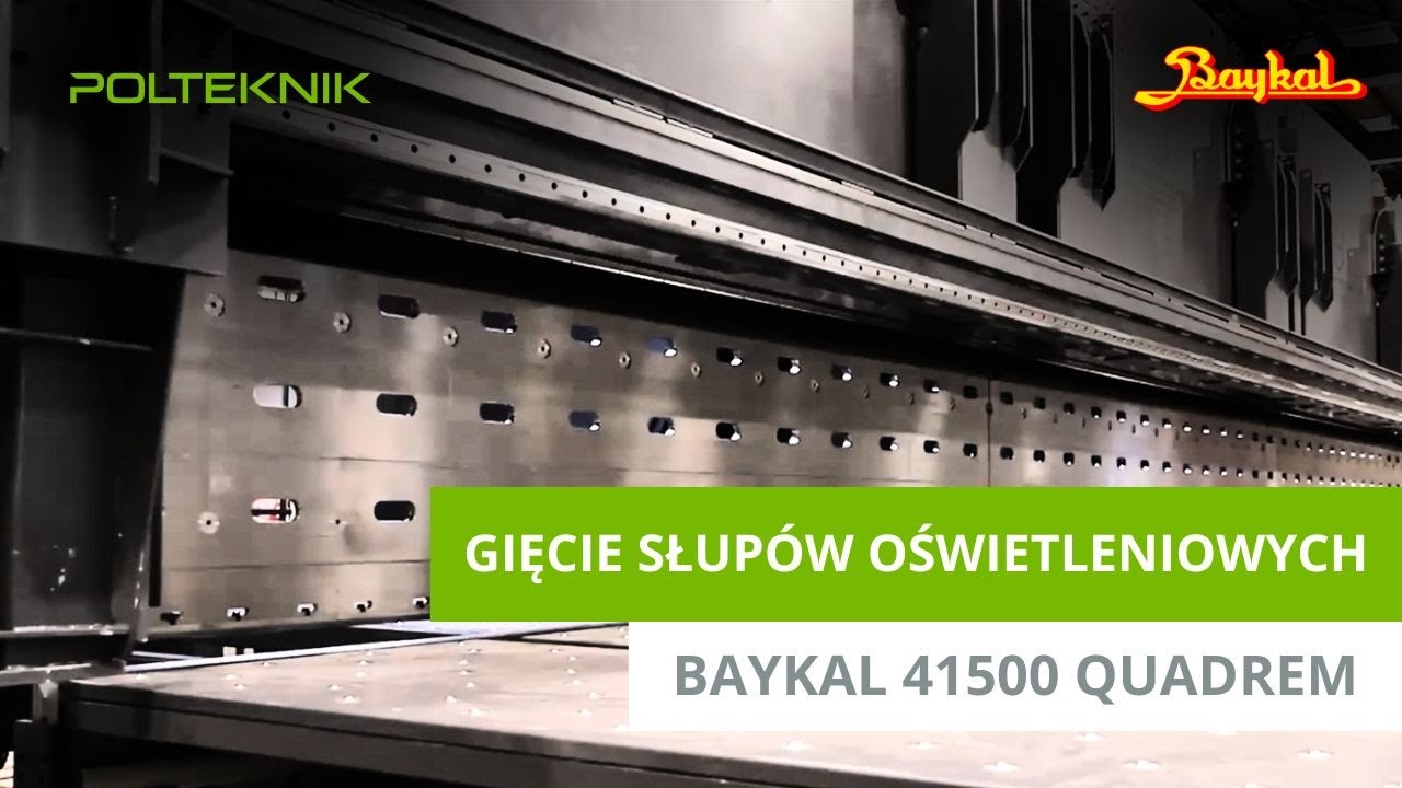 🔧 BAYKAL 41500 QUADREM – technologia zginania stalowych słupów 🔥