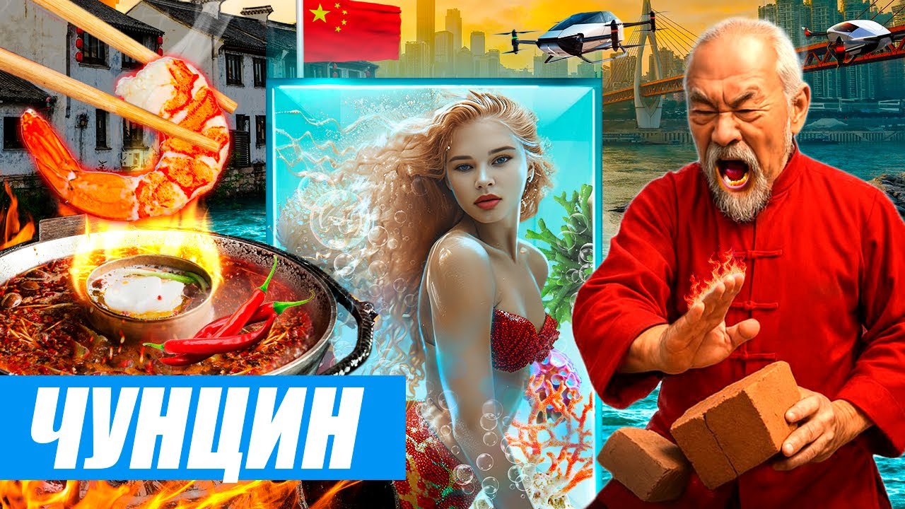 Чунцин - город, как видеоигра. Дома-лабиринты, пенсионеры-супергерои и огненная еда / Китай