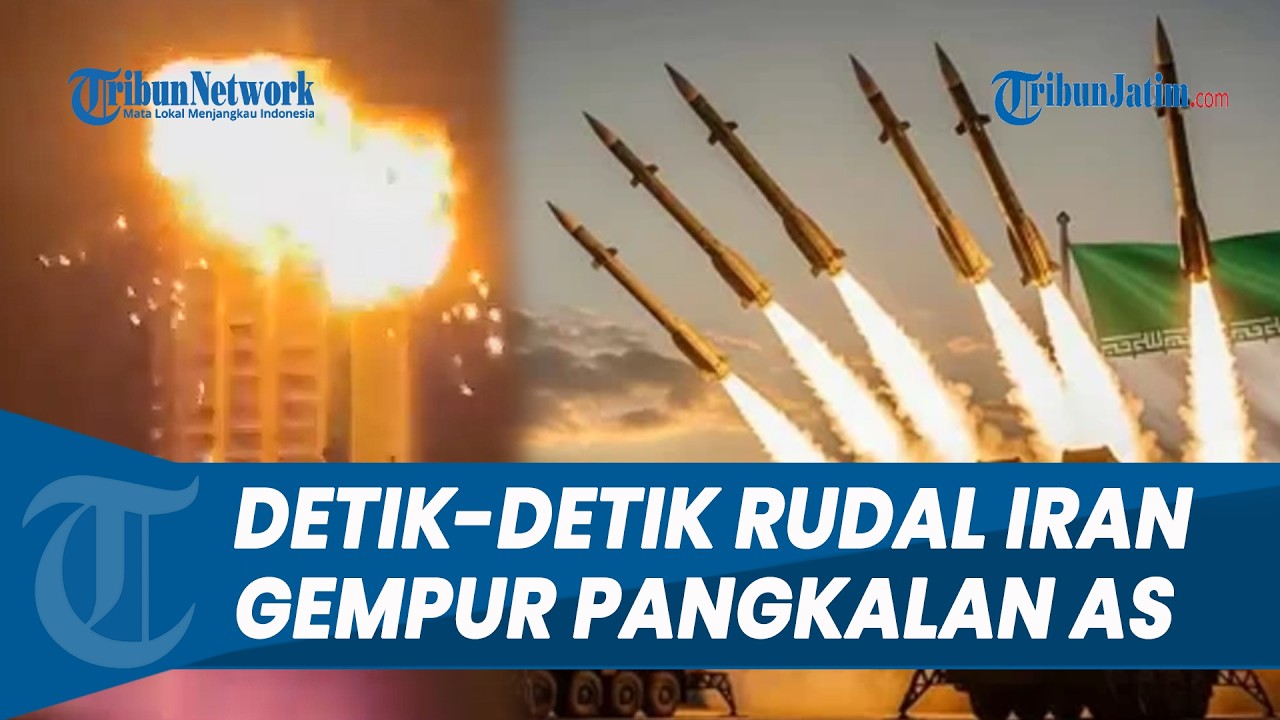 SERANGAN BALASAN IRAN! Kapal Angkatan Laut AS Hancur Dihantam Rudal Teheran