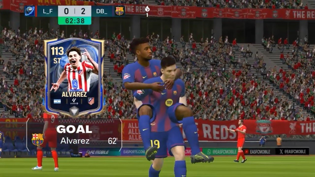 FCB 2-0 Liverpool #football #fcbarcelona #video #liverpool #fcmobile #fifa #footballteam #efootball 