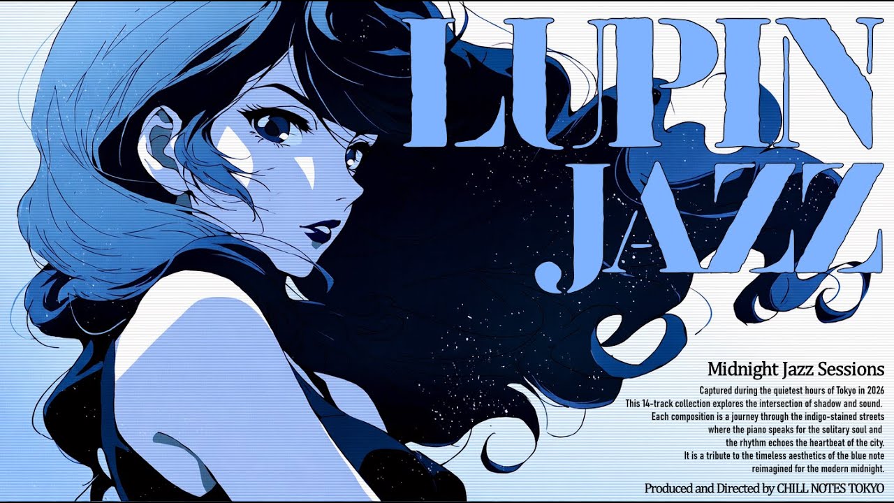 【Lupin III Style】さらば愛しき女よ。真夜中の東京を支配する甘い罠とジャズ。14曲のシネマティック・セッション/ Noir Jazz for Study & Work