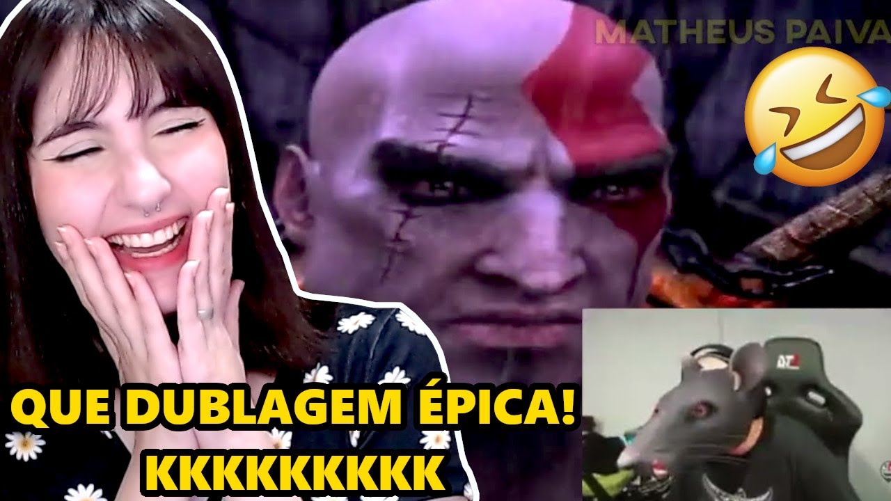 REAGINDO A LUAN GAMEPLAY GOD OF WAR STR BRASIL