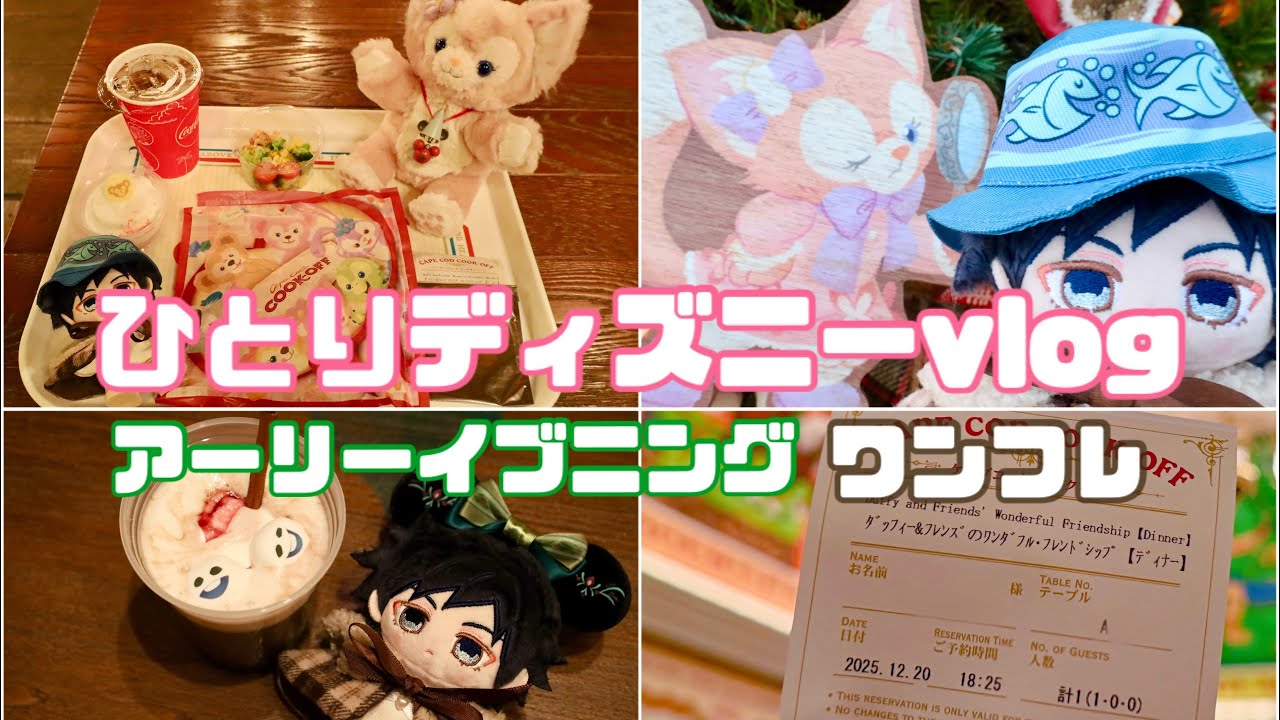 Disney Vlog ひとりディズニー アーリーイブニング 