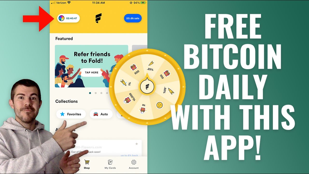 How to get Free Bitcoin Daily with Fold App