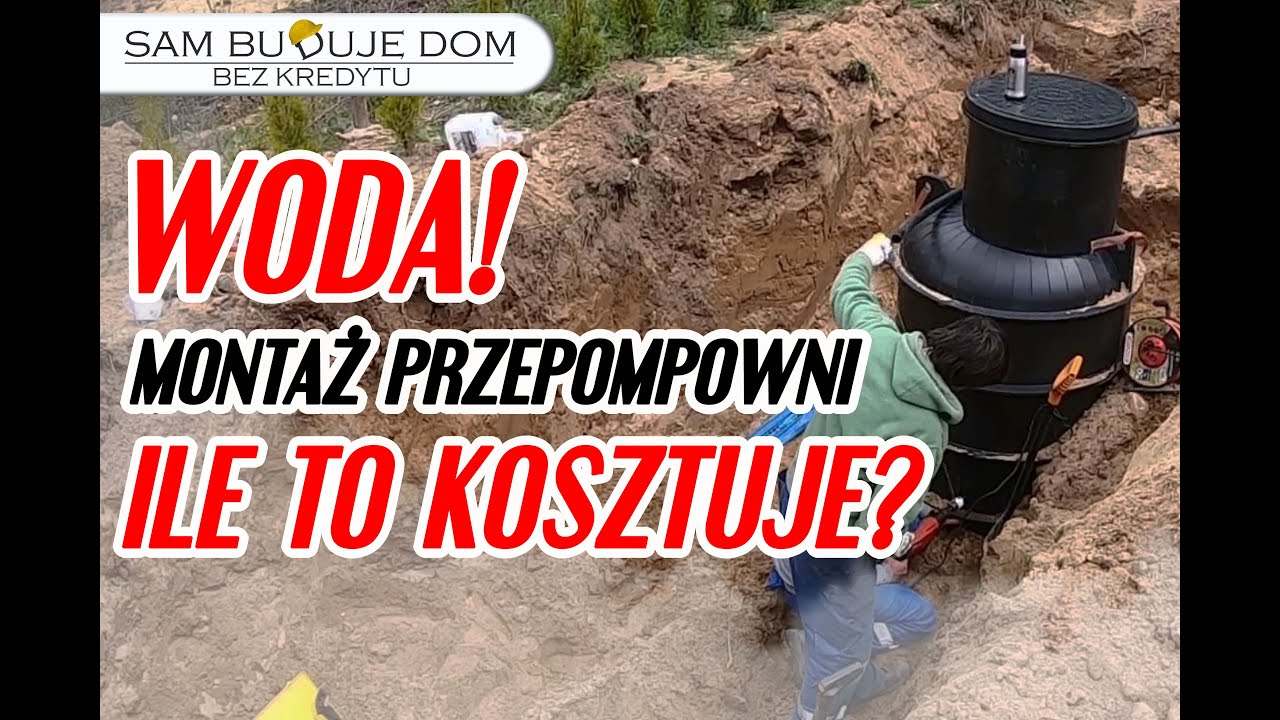 #25 - Woda na budowie! Przyłącze wodno kanalizacyjne i montaż przepompowni.