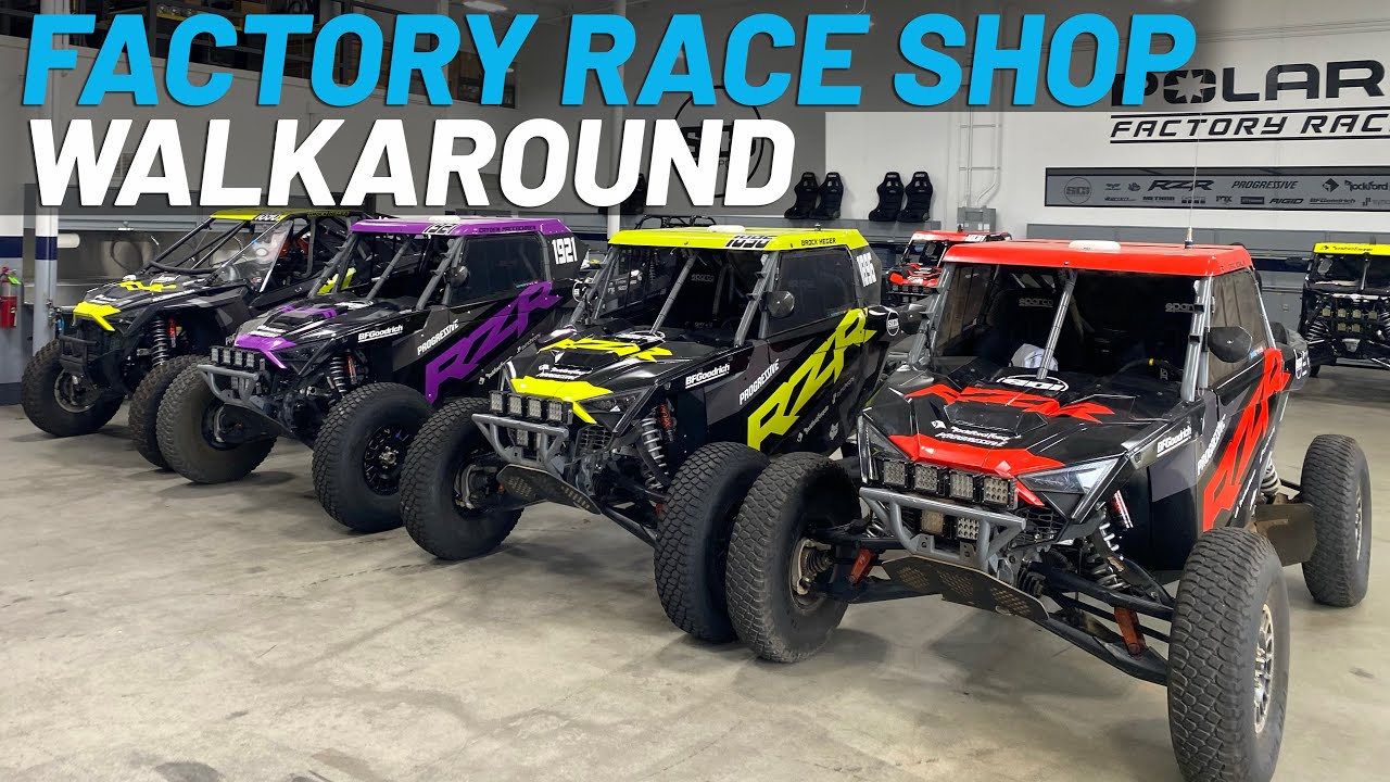 Polaris Factory Race Shop Walkaround | SHOP TALK  EP. 55  | Polaris Off Road