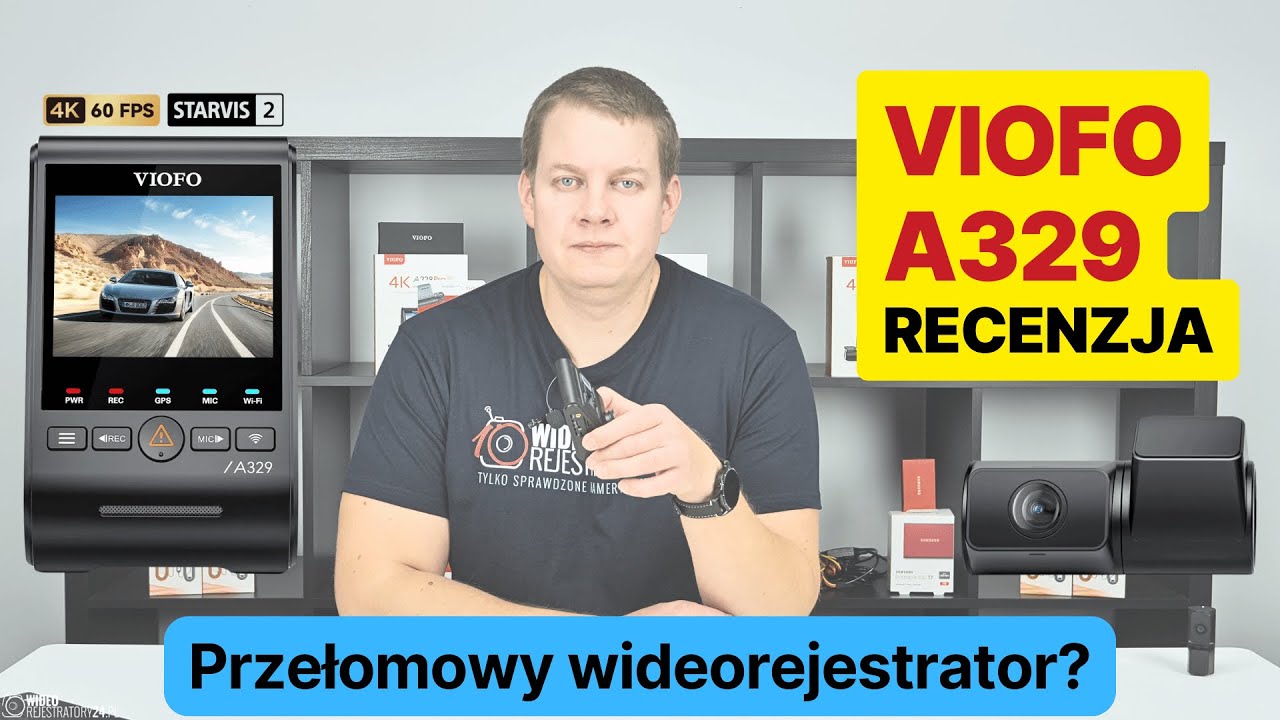 Przełomowy wideorejestrator VIOFO A329 z nagrywaniem 4K60fps, dyskiem SSD i szybkim WiFi - recenzja