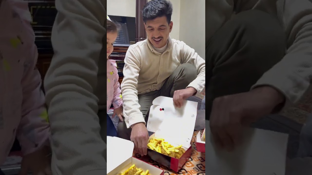 : مافي أحلى من الأب الحنون والكريم ع أهل بيتو الله يعزك #اكسبلور #اكلتك #food 
