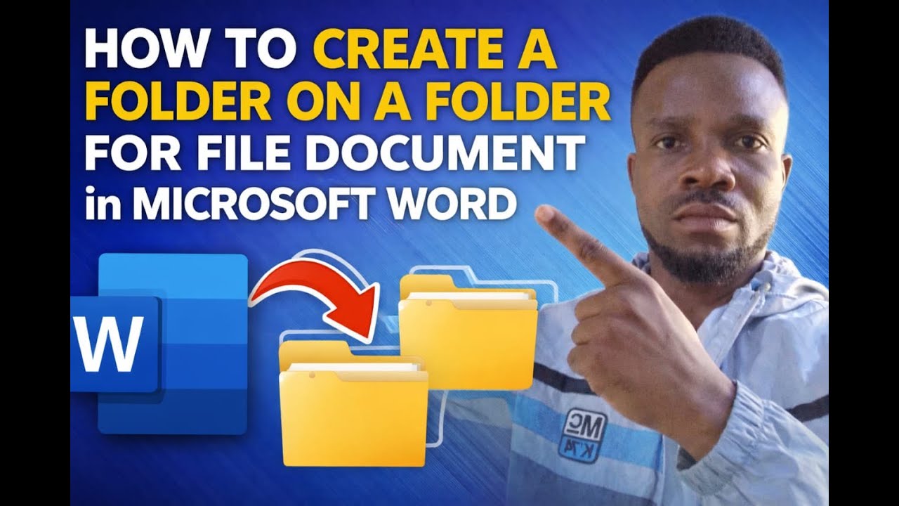How to create a folder on a folder for file Document in Microsoft word #india #tutorial #youtube