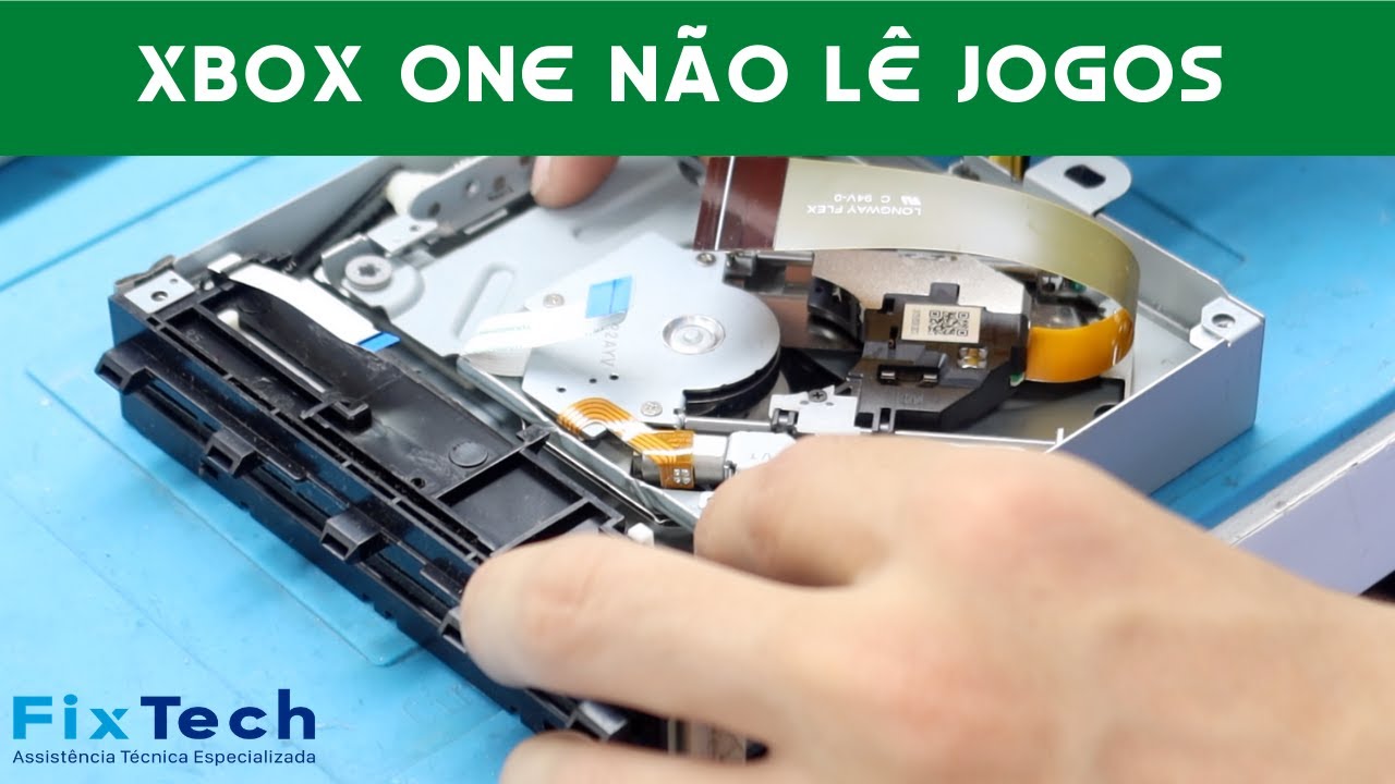 Xbox One Não Lê Jogos | Troca do Leitor do Xbox One | Conserto de Xbox na FixTech RJ
