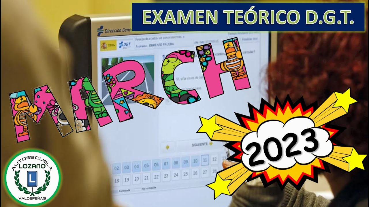 EXAMEN TEÓRICO OFICIAL - MARZO 2023