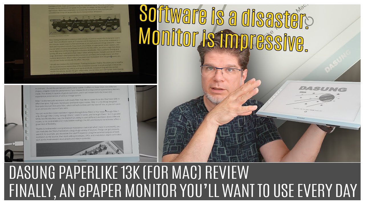 Dasung Paperlike 13K (for Mac) Review | Finally, an ePaper Monitor You'll Want to Use Every Day