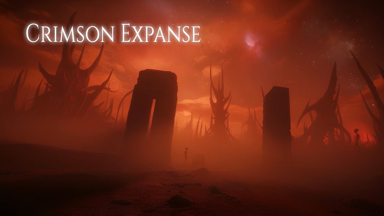 Crimson Expanse | Dark Ethereal Ambient Music for Deep Sleep & Inner Stillness