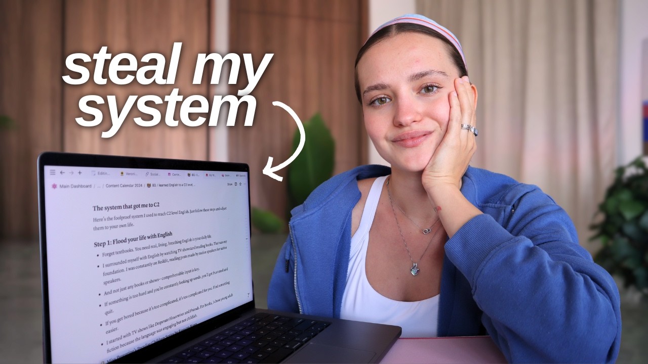 I learned English to a C2 level, so you can just copy me