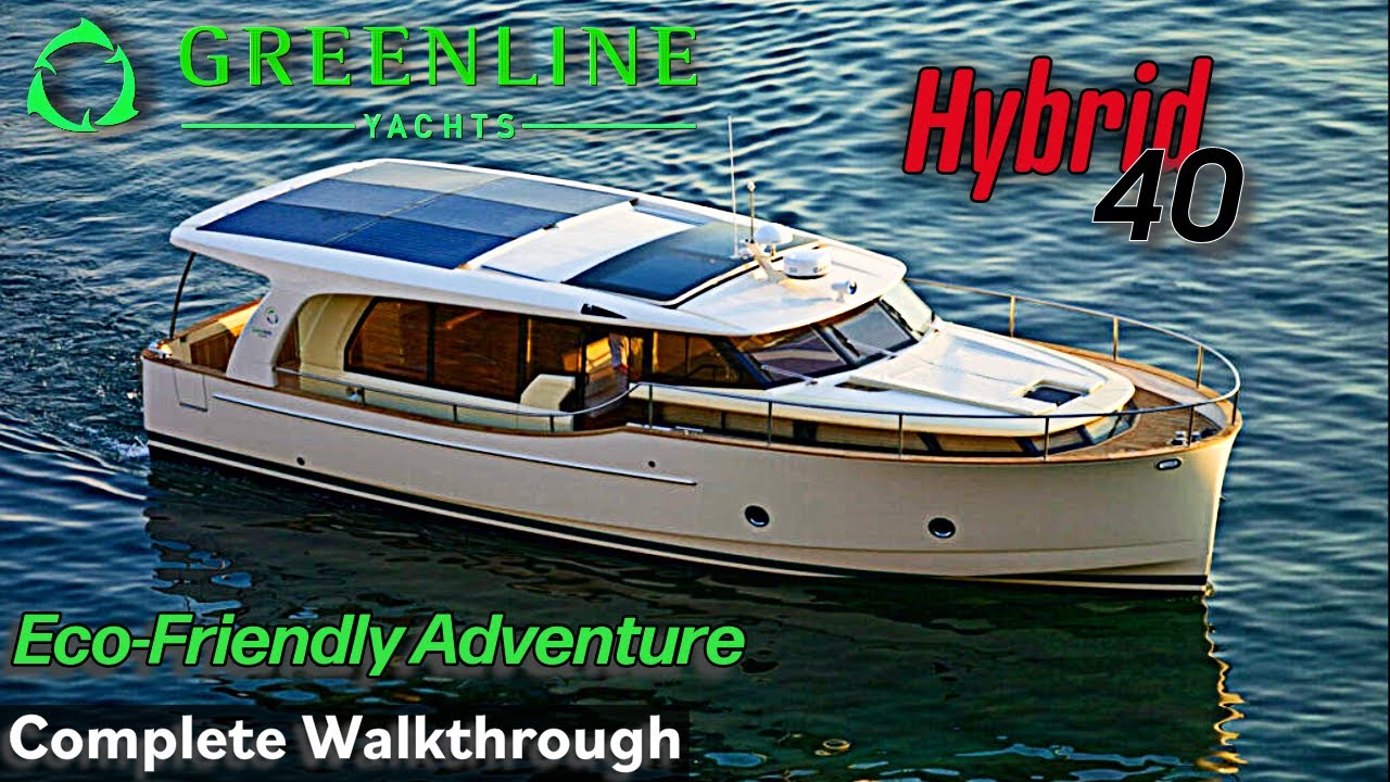 Silent Elegance: Discover the Hybrid Greenline 40 | Yacht Tour